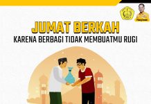 Jumat Berkah Karena Berbagi Tidak Membuatmu Rugi
