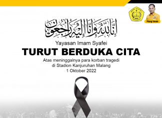 Yayasan Imam Syafei Turut Berduka Cita di Stadion Kanjuruhan Malang