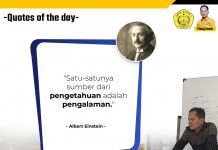 Sumber dari Pengetahuan adalah Pengalaman